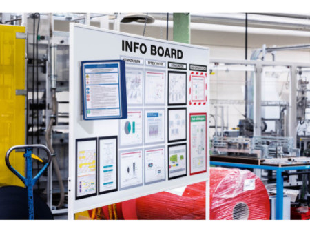 DURABLE Système de présentation VARIO MAGNET wall 5, kit