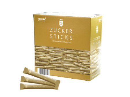 HELLMA Sticks de sucre, dans un carton
