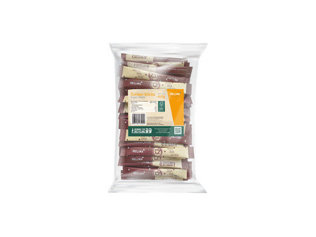 HELLMA Stick de sucre, dans un sachet plastique