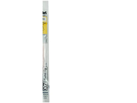 Pentel Recharge pour stylo roller gel LR7, jaune