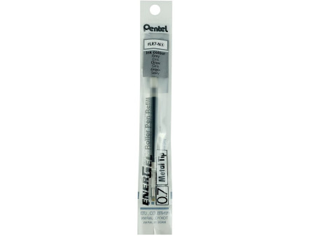 Pentel Recharge pour stylo roller gel LR7, gris