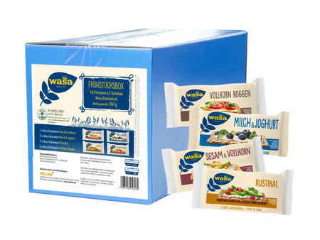 wasa Assortiment pain suédois, mélange de 4, dans un carton