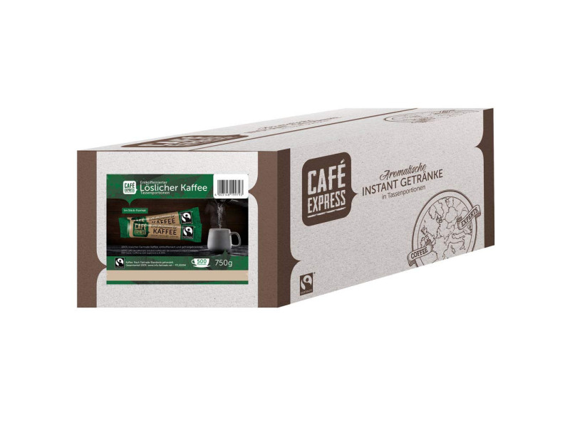 HELLMA Café soluble 'Café Express Decaf', stick individuel