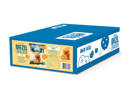 HELLMA Cracker bretzel, en sachet individuel de 35 g