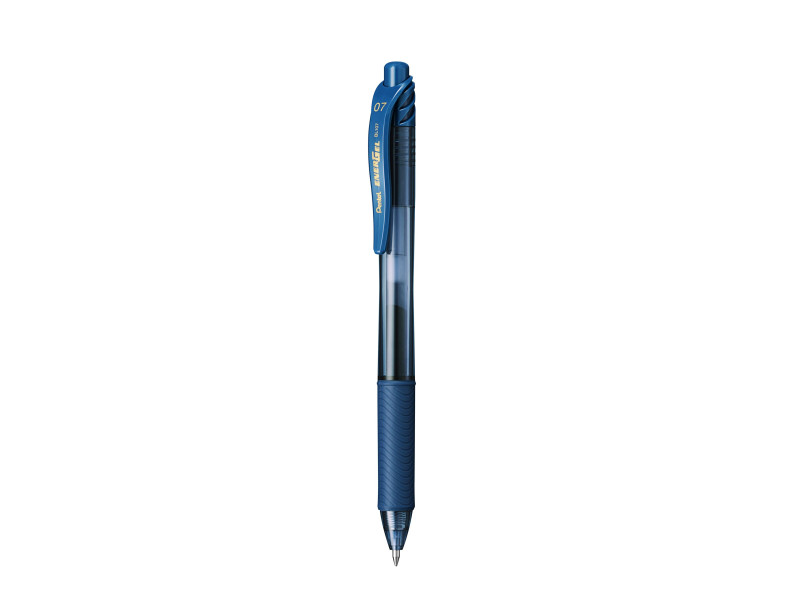 Pentel Stylo roller à encre gel EnerGel-X BL107, bleu nuit