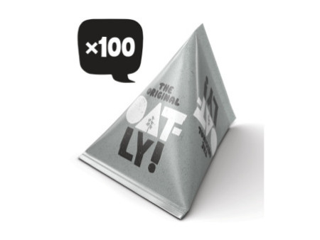 Oatly Portion de lait d'avoine, dans un présentoir en carton