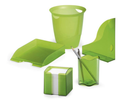 DURABLE Corbeille à papier TREND, 16 litres, vert tilleul