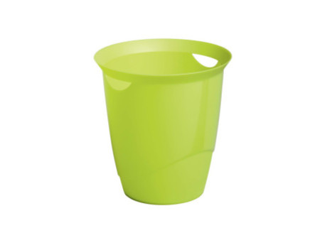DURABLE Corbeille à papier TREND, 16 litres, rond, vert