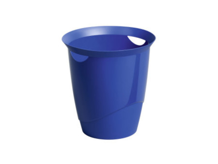 DURABLE Corbeille à papier TREND, 16 litres, rond, bleu
