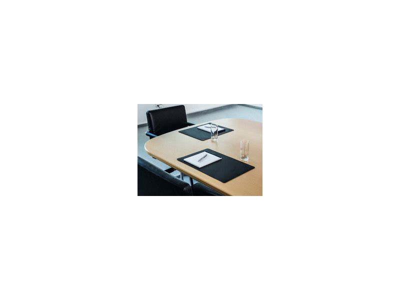 DURABLE Sous-main, PP, 420 x 300 mm, noir opaque