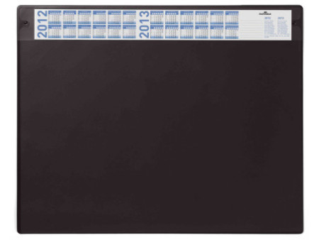 DURABLE Sous-main avec calendrier annuel, noir