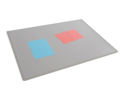 DURABLE Sous-main, 650 x 500 mm, PP, gris