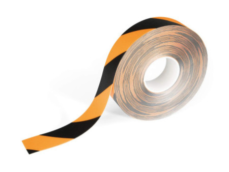 DURABLE Bande de marquage au sol DURALINE STRONG, jaune/noir