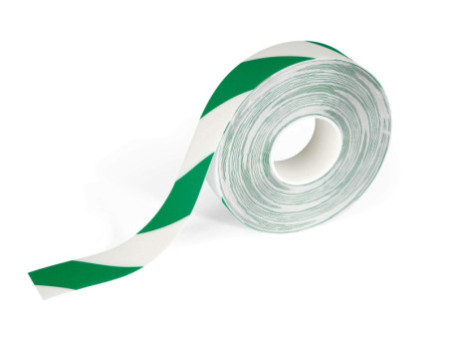 DURABLE Bande de marquage au sol DURALINE STRONG, vert/blanc