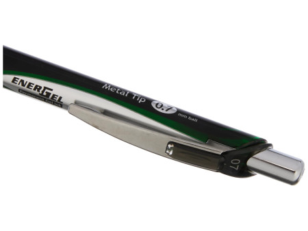 Pentel Stylo roller Liquid Gel EnerGel Document, vert