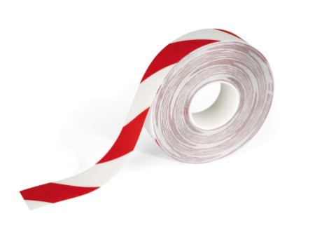 DURABLE Bande de marquage au sol DURALINE STRONG, rouge/blc