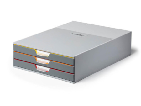 DURABLE Module de classement VARICOLOR 3, avec 3 tiroirs