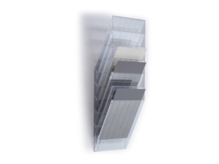 DURABLE Set porte-brochures mural 'FLEXIBOXX 6', A4