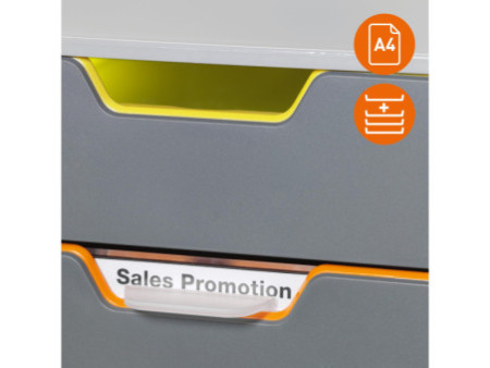 DURABLE Module de classement VARICOLOR 4, 4 tiroirs