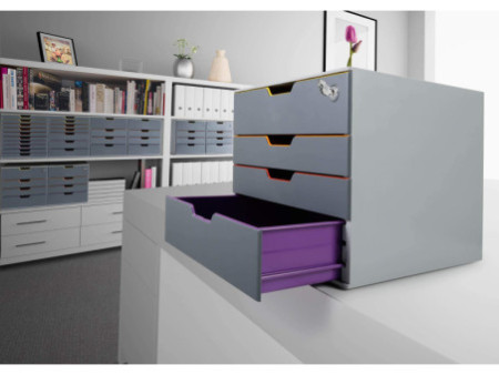 DURABLE Module de classement VARICOLOR 4 SAFE, 4 tiroirs