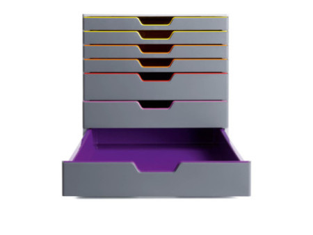 DURABLE Module de classement VARICOLOR 7, 7 tiroirs