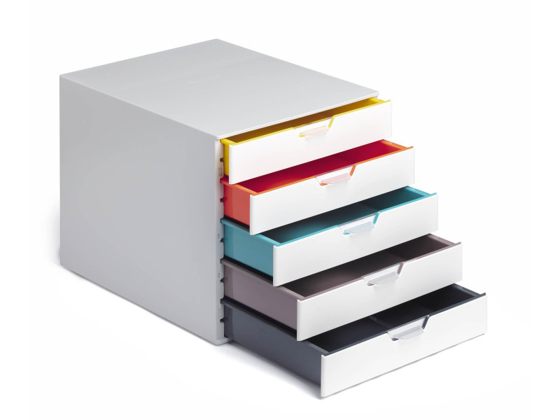 DURABLE Module de classement VARICOLOR MIX 5, avec 5 tiroirs