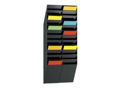 DURABLE Set de porte-brochure mural 'FLEXIBOXX 12', A4
