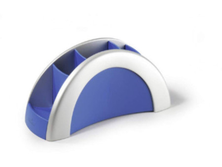 DURABLE Pot à crayons PEN HOLDER VEGAS, argent / bleu