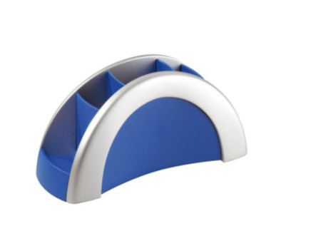 DURABLE Pot à crayons PEN HOLDER VEGAS, argent / bleu