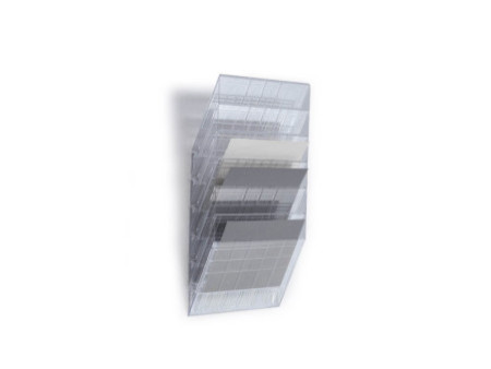 DURABLE Set porte-brochures 'FLEXIBOXX 6', A4, transparent