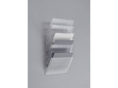 DURABLE Set porte-brochures 'FLEXIBOXX 6', A4, transparent