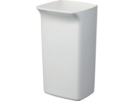 DURABLE Poubelle DURABIN SQUARE 40, forme carrée, blanc