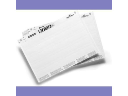DURABLE Etiquettes d'insertion 'LABEL REFILL', 200 x 20 mm