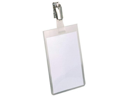 DURABLE Badge nominatif, fermé en haut, 60 x 90 mm