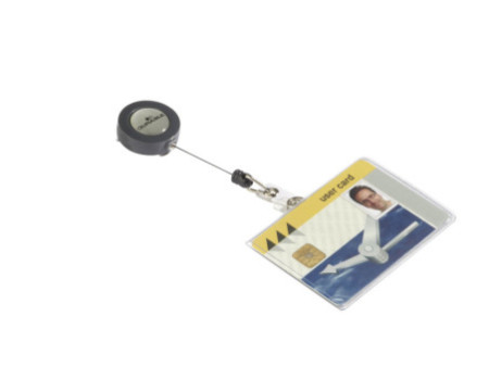 DURABLE Porte-badge, en PVC souple, 85 x 54 mm