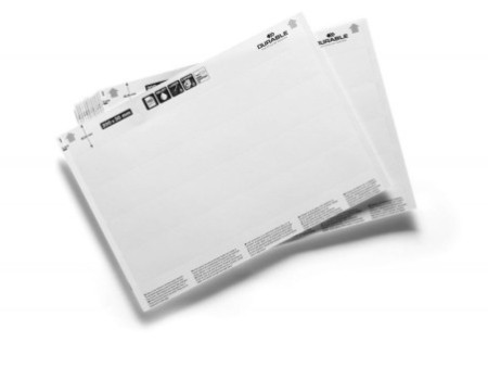 DURABLE Etiquettes d'insertion 'LABEL REFILL', 200 x 30 mm