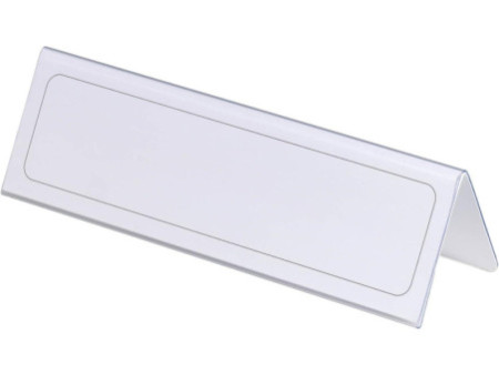 DURABLE Chevalet porte-nom, forme de toit, en carton solide