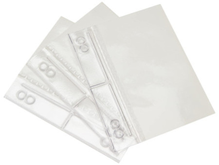 DURABLE Attache Filefix maxi, 60 x 100 mm, transparent