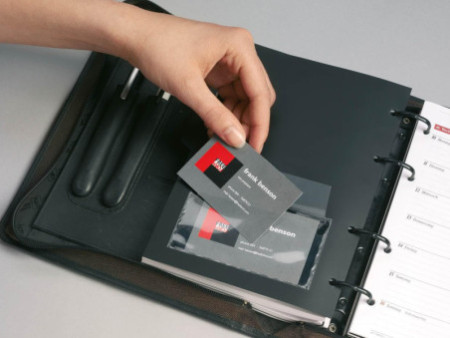 DURABLE Pochette auto-adhésive POCKETFIX, avec rabat