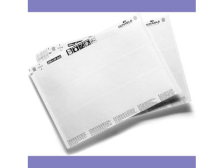 DURABLE Etiquettes d'insertion 'LABEL REFILL', 200 x 40 mm