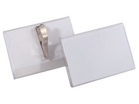 DURABLE Porte-badge, avec pince crocodile, 90 x 54 mm