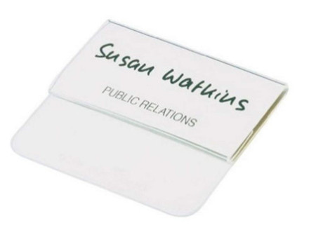 DURABLE Porte-badge, avec languette, 75 x 40 mm