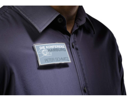 DURABLE Badge KONVEX, avec aimant, 75 x 40 mm