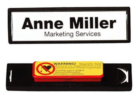 DURABLE Badge Clip-Card, avec aimant, 67 x 17 mm