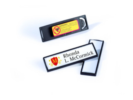 DURABLE Badge Clip-Card, avec aimant, 67 x 17 mm