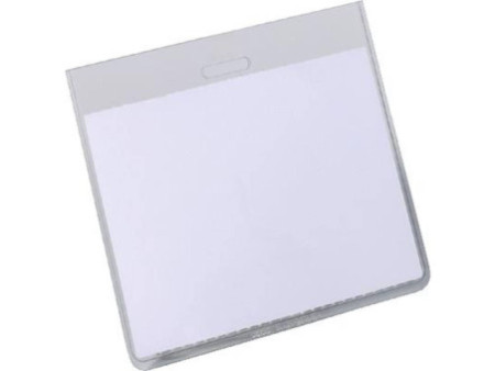 DURABLE Badge, fermé en haut, sans clip