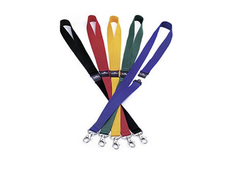 DURABLE Lacet textile 20 avec fermeture de sécurité, rouge