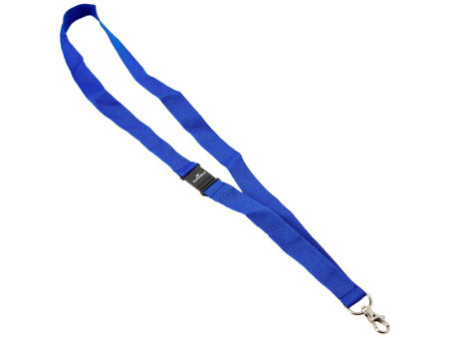 DURABLE Lacet textile 20 avec fermeture de sécurité bleu