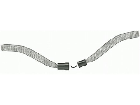DURABLE Badge, avec lacet textile, 90 x 60 mm, noir