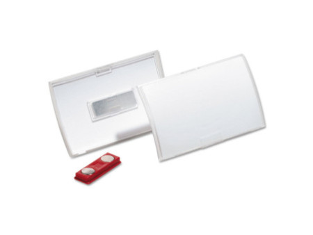 DURABLE Badge Click Fold, avec aimant, 90 x 54 mm, flexible